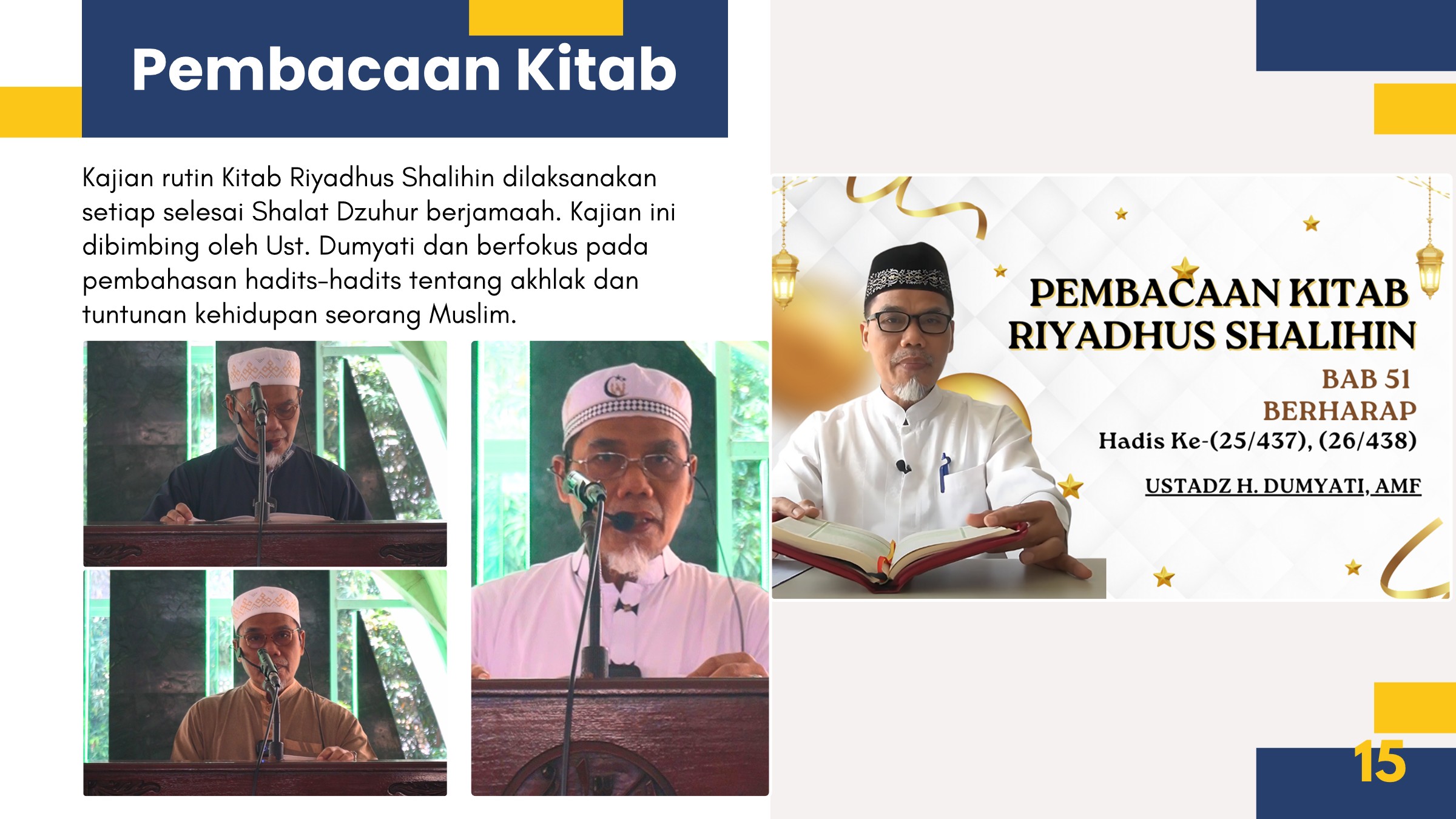 Pembacaan Kitab Riyadhus Shalihin
